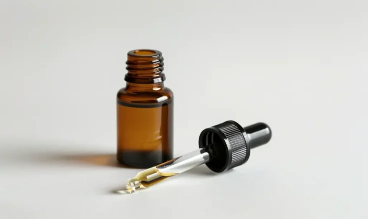 organic castor oil with dropper